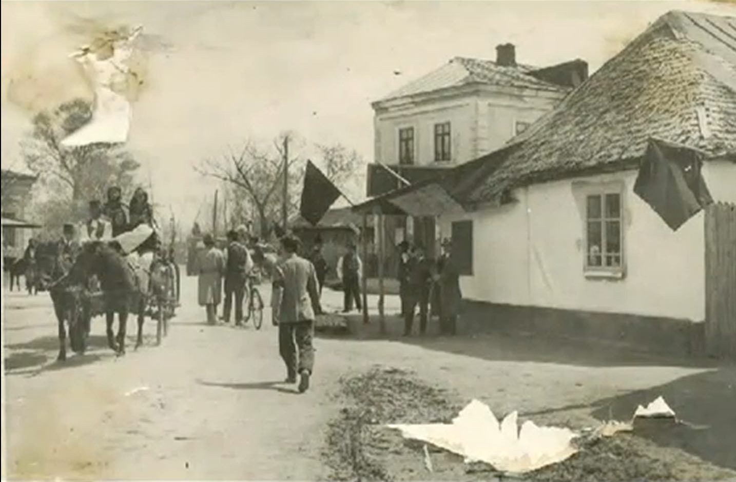 Imagine istorică de stradă din Costești